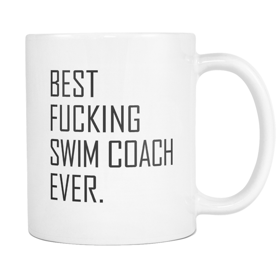 Best Fucking Swim Coach Coffee Mug