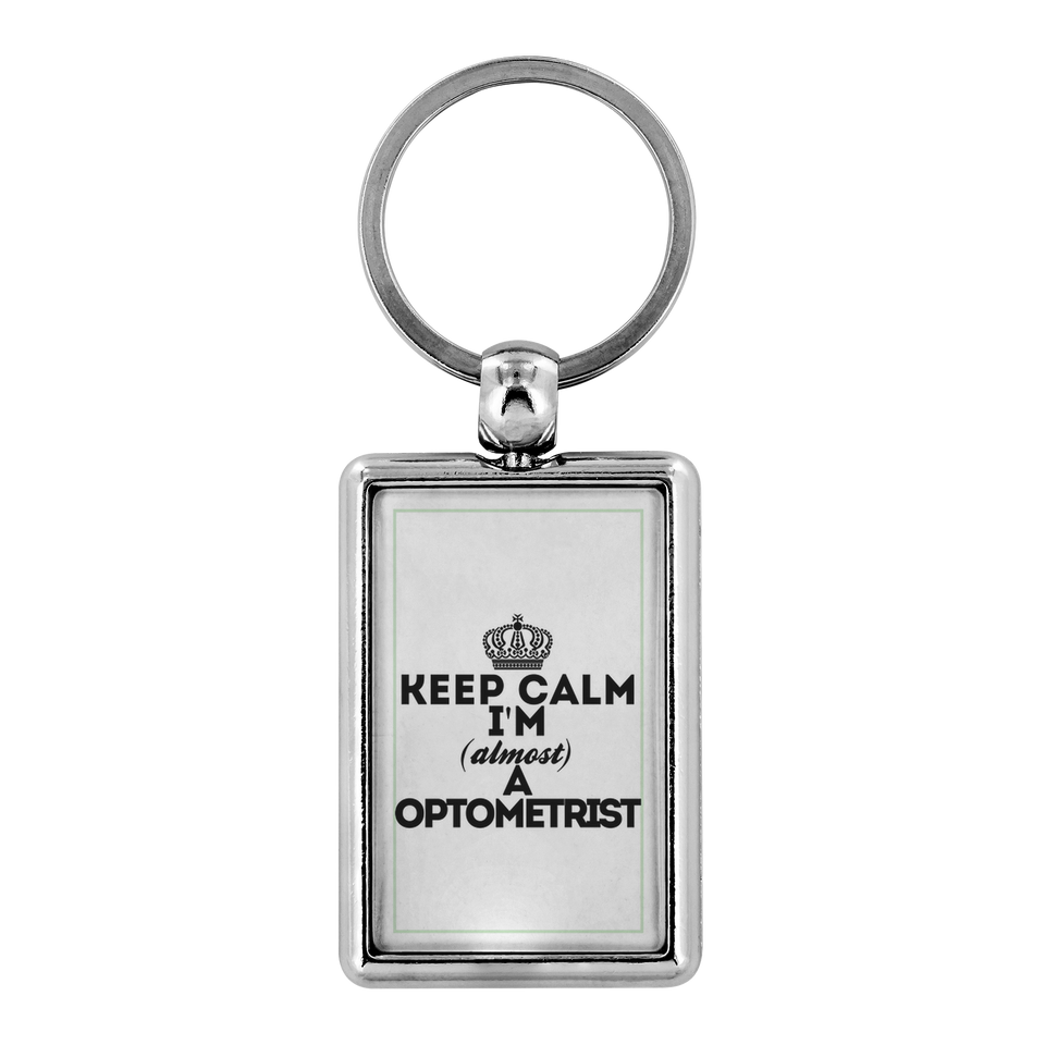 Keyring keep calm optometrist