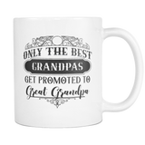 Best Grandpas to Great Grandpa Coffee Mug
