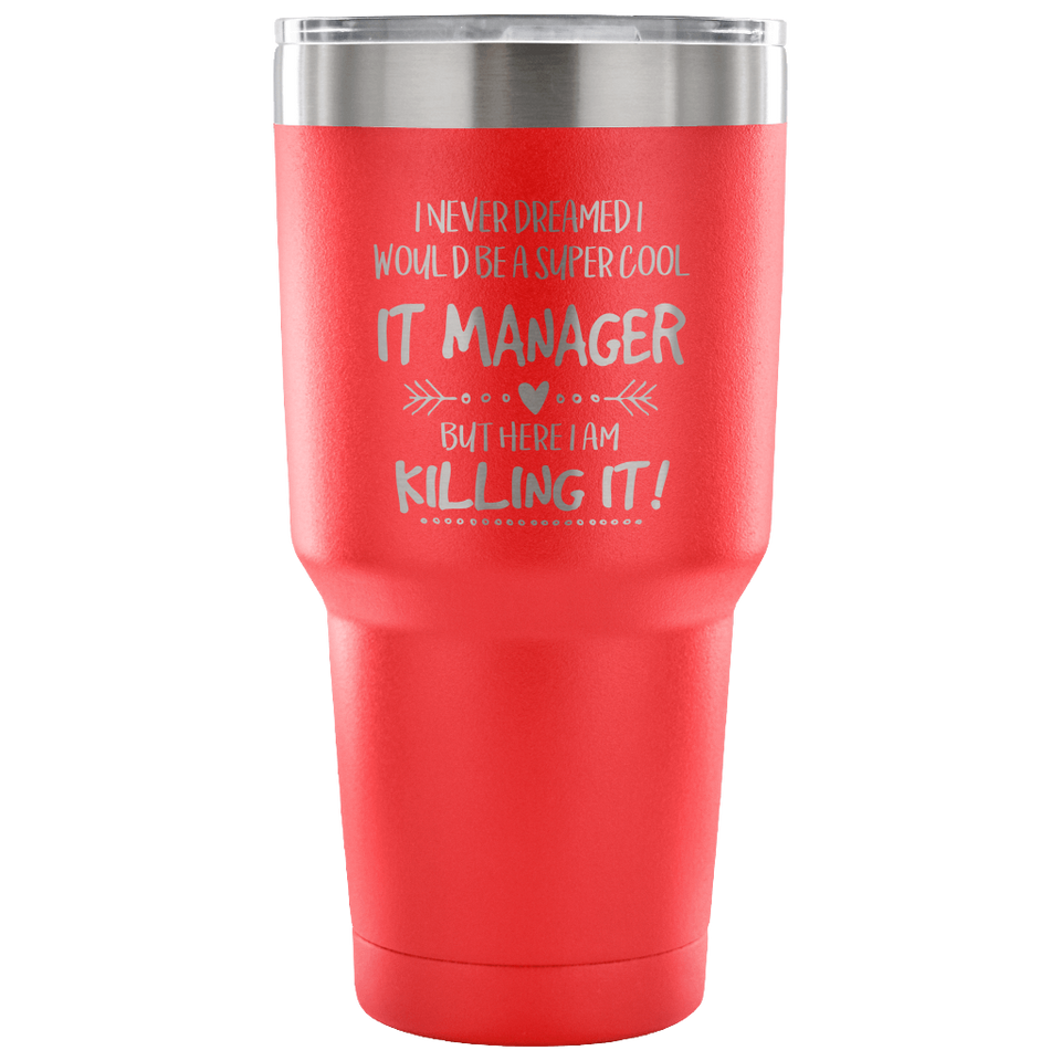 IT Manager Travel Coffee Mug