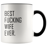 Best Fucking Wife Ever Accent Mug
