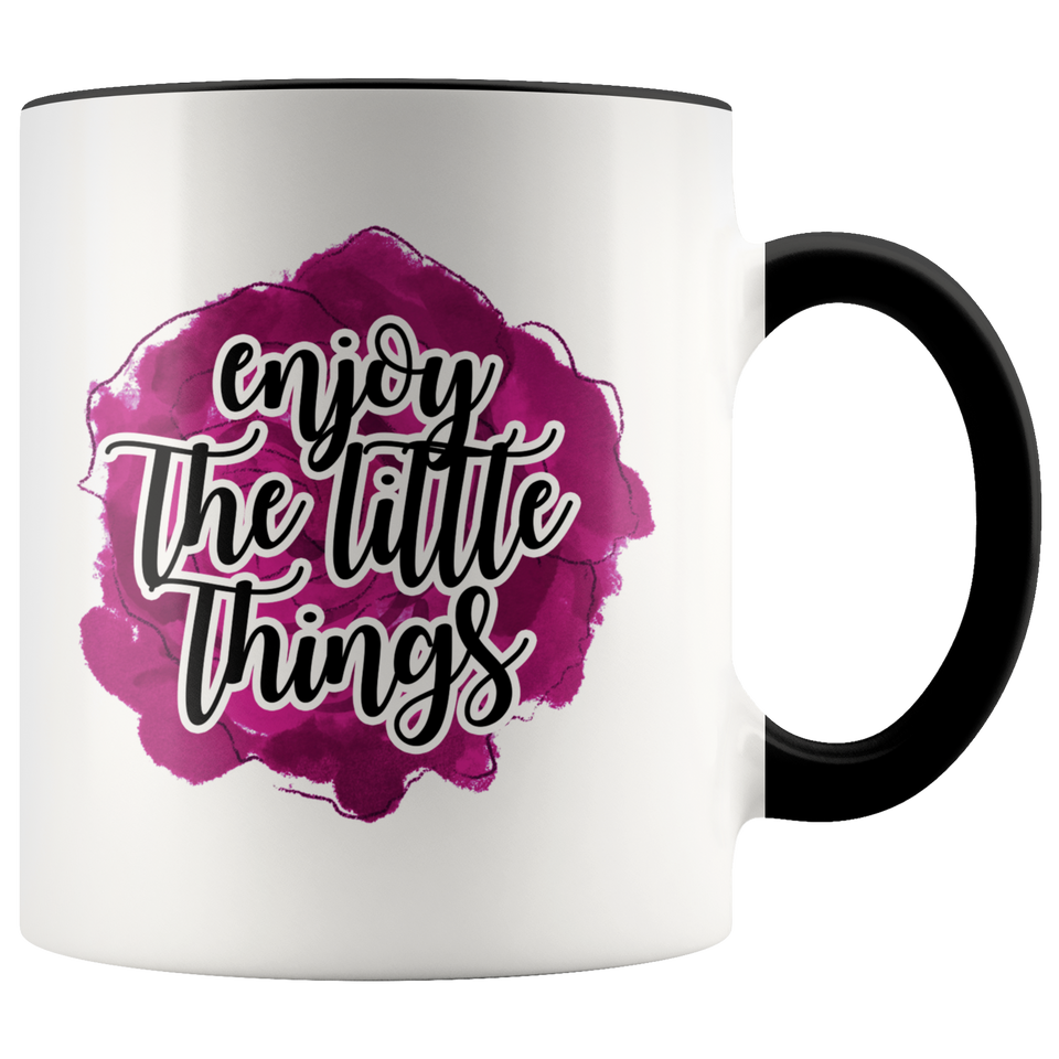 Enjoy The Little Things Accent Mug