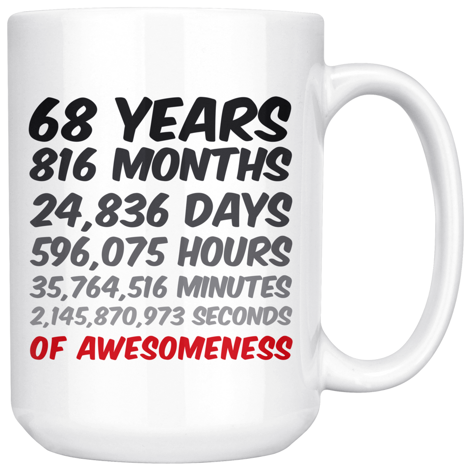 68 years mug