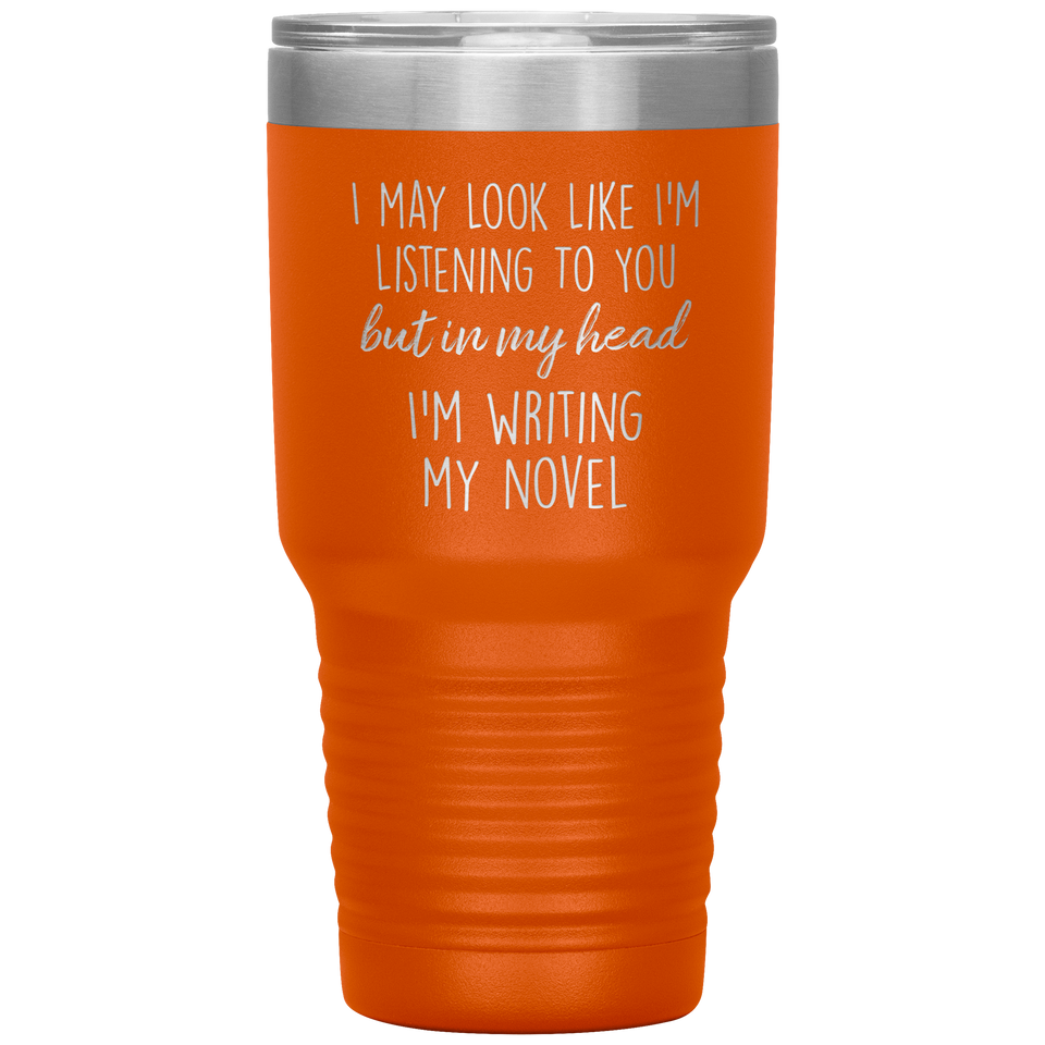 Writing My Novel Travel Tumbler