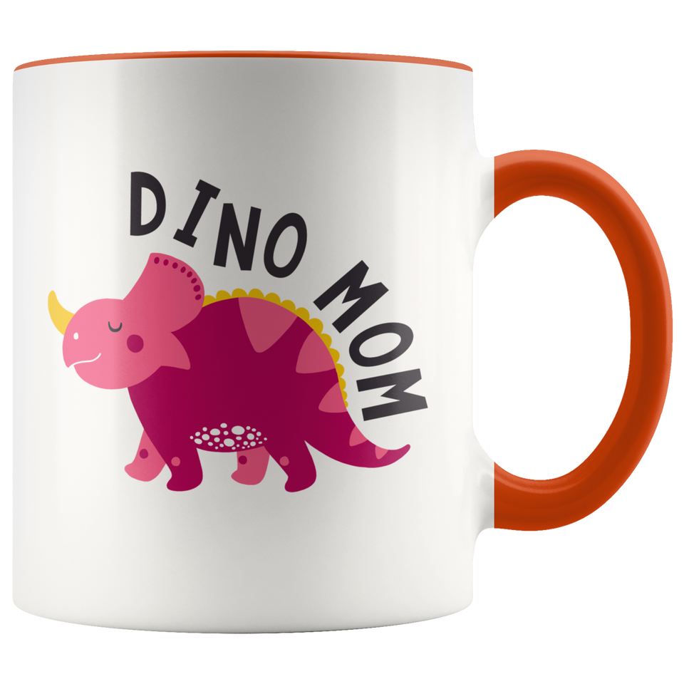 Dino Mom Accent Mug