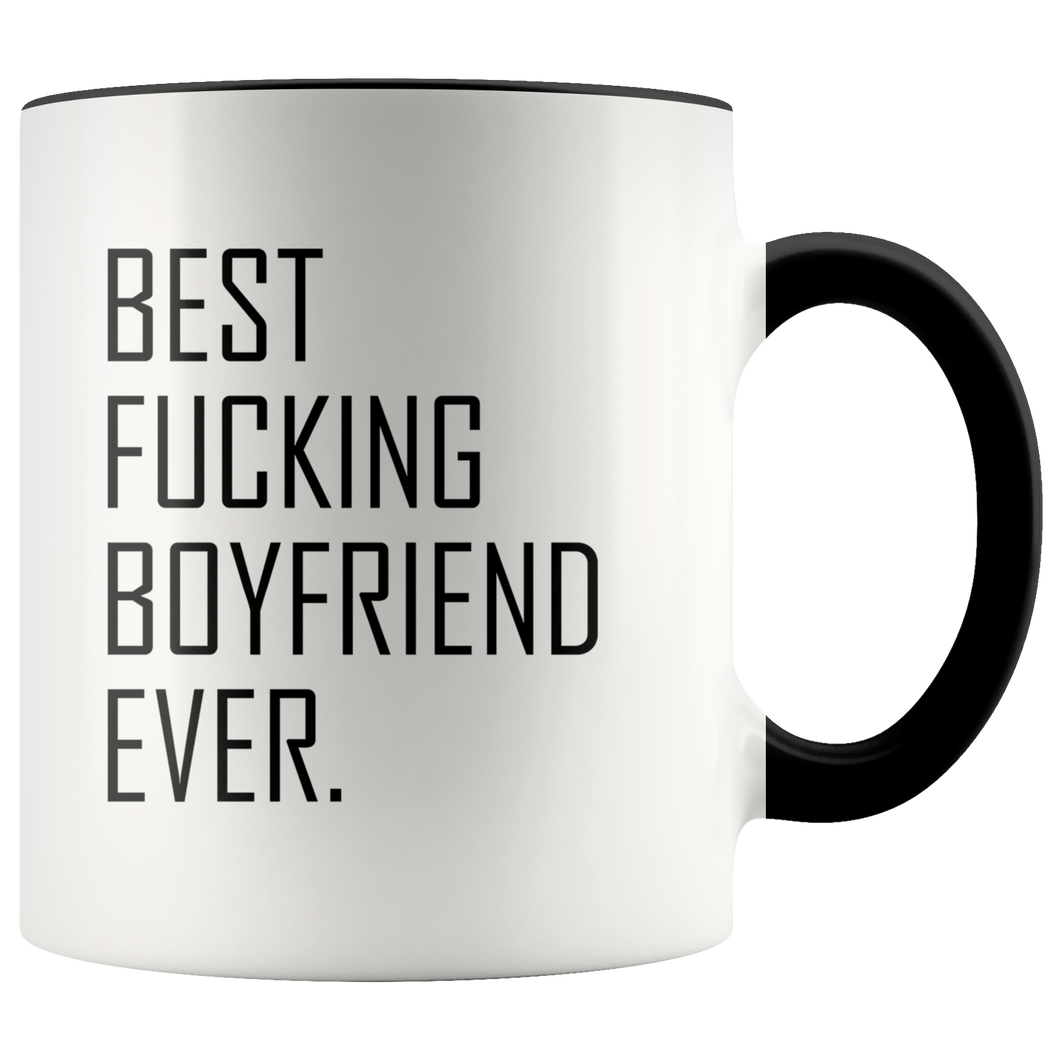 Best Fucking Boyfriend Ever Accent Mug