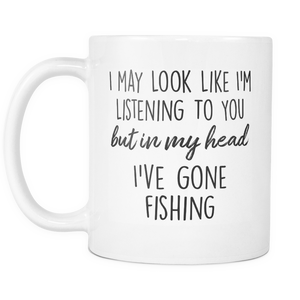 In My Head I've Gone Fishing Mug