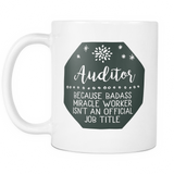 Badass Auditor Gift Mug