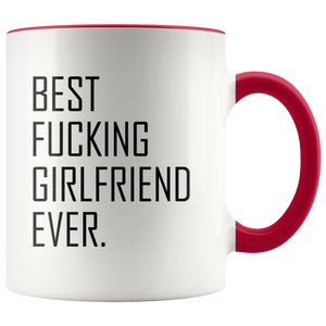 Best Fucking Girlfriend Ever Accent Mug