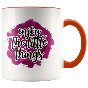 Enjoy The Little Things Accent Mug