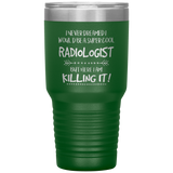 Male radiologist travel mug
