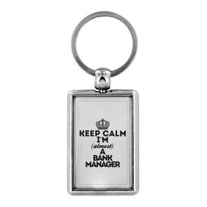 Keyring keep calm bank manager