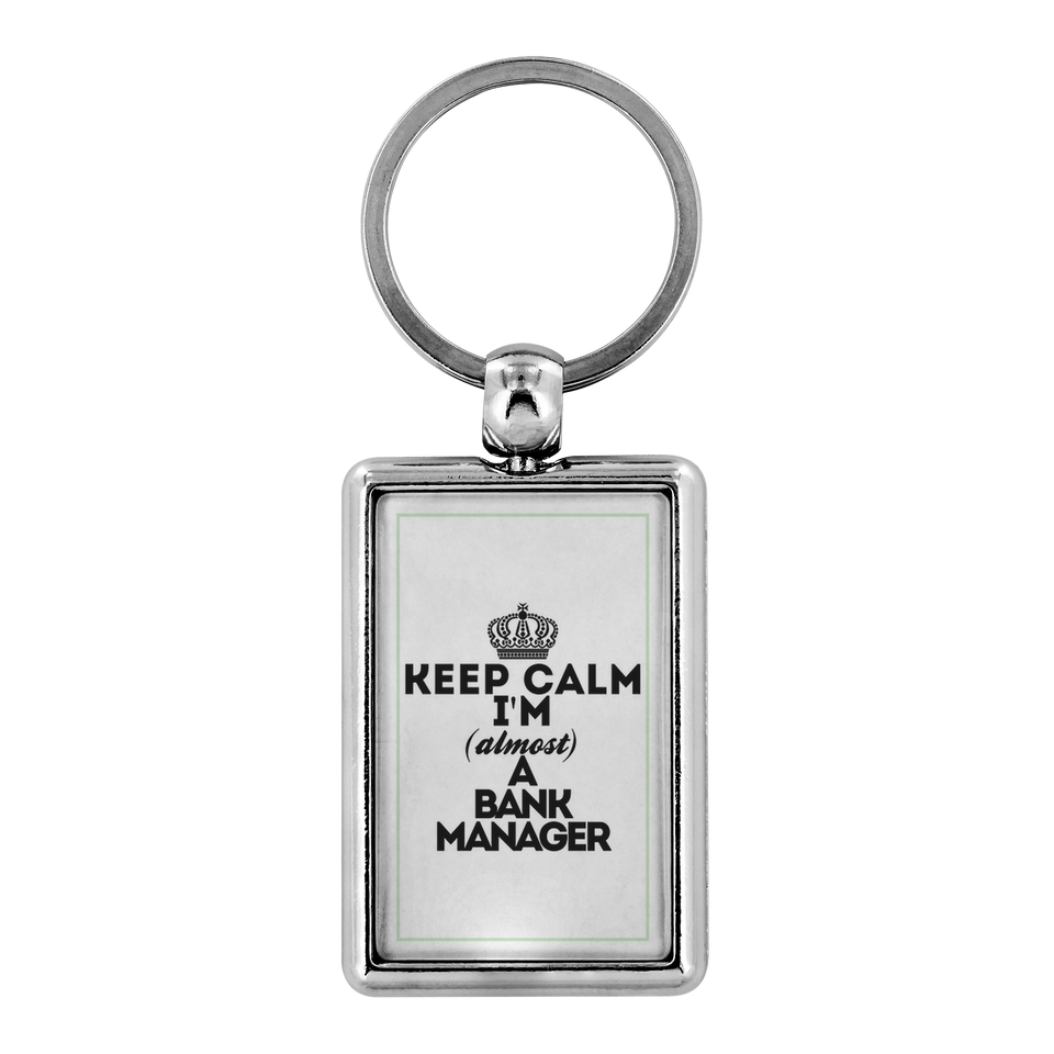 Keyring keep calm bank manager