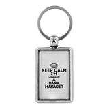 Keyring keep calm bank manager