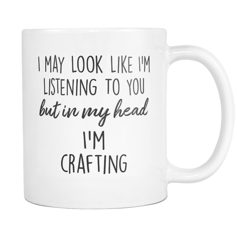 In My Head I'm Crafting Mug