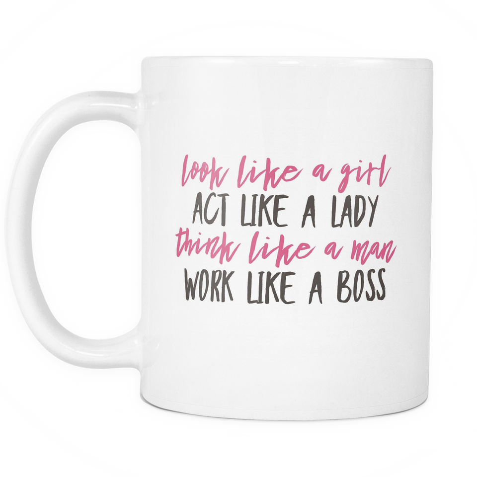 Work Like A Boss 11 & 15oz Mug