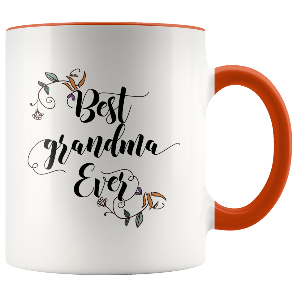 Best Grandma Ever Accent Mug