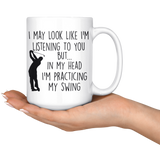 Funny Golf Mug For Men 11 & 15oz Humorous Golf Mug