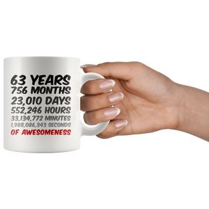 63 Years Mug