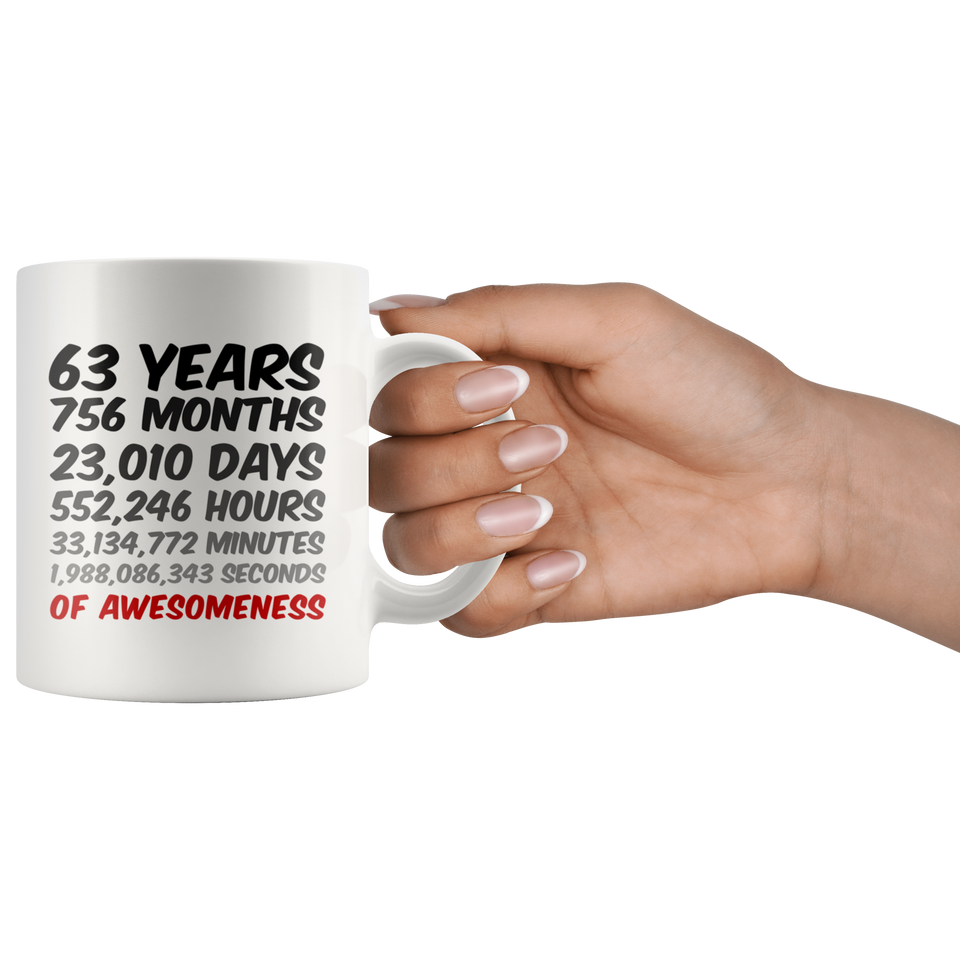 63 Years Mug