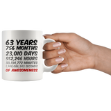 63 Years Mug