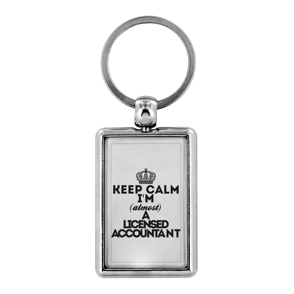 Keyring keep calm licensed accountant