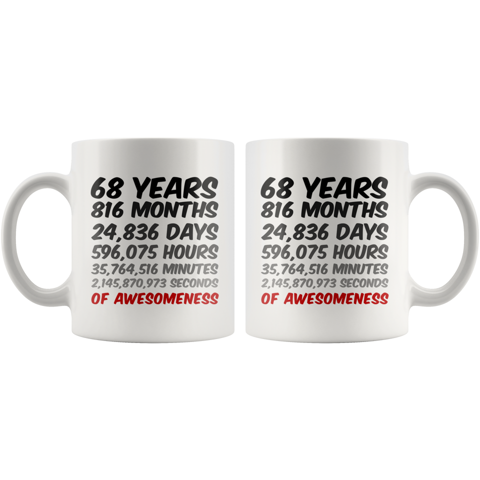 68 years mug