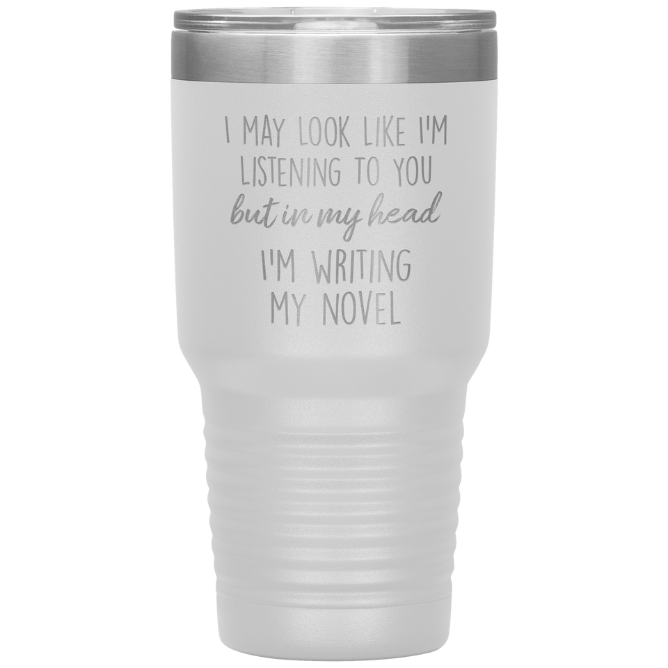 Writing My Novel Travel Tumbler