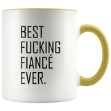 Best Fucking Fiance Ever Accent Mug