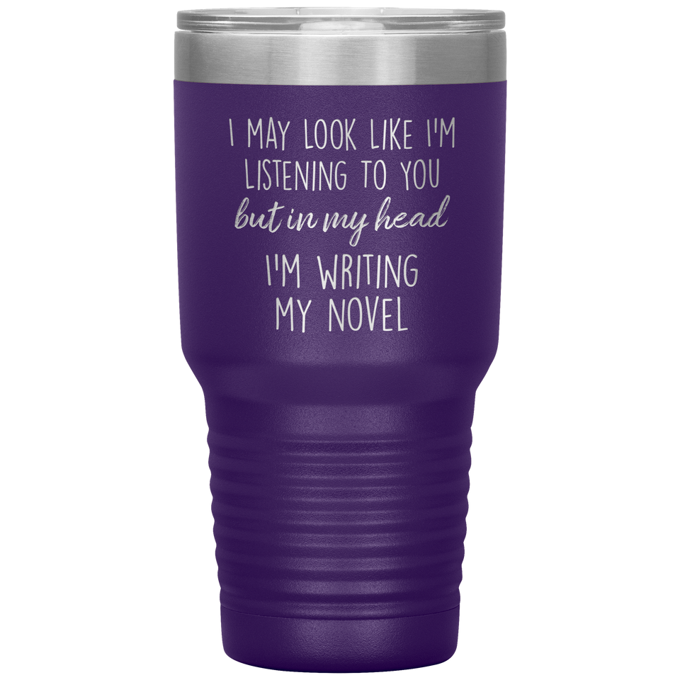 Writing My Novel Travel Tumbler